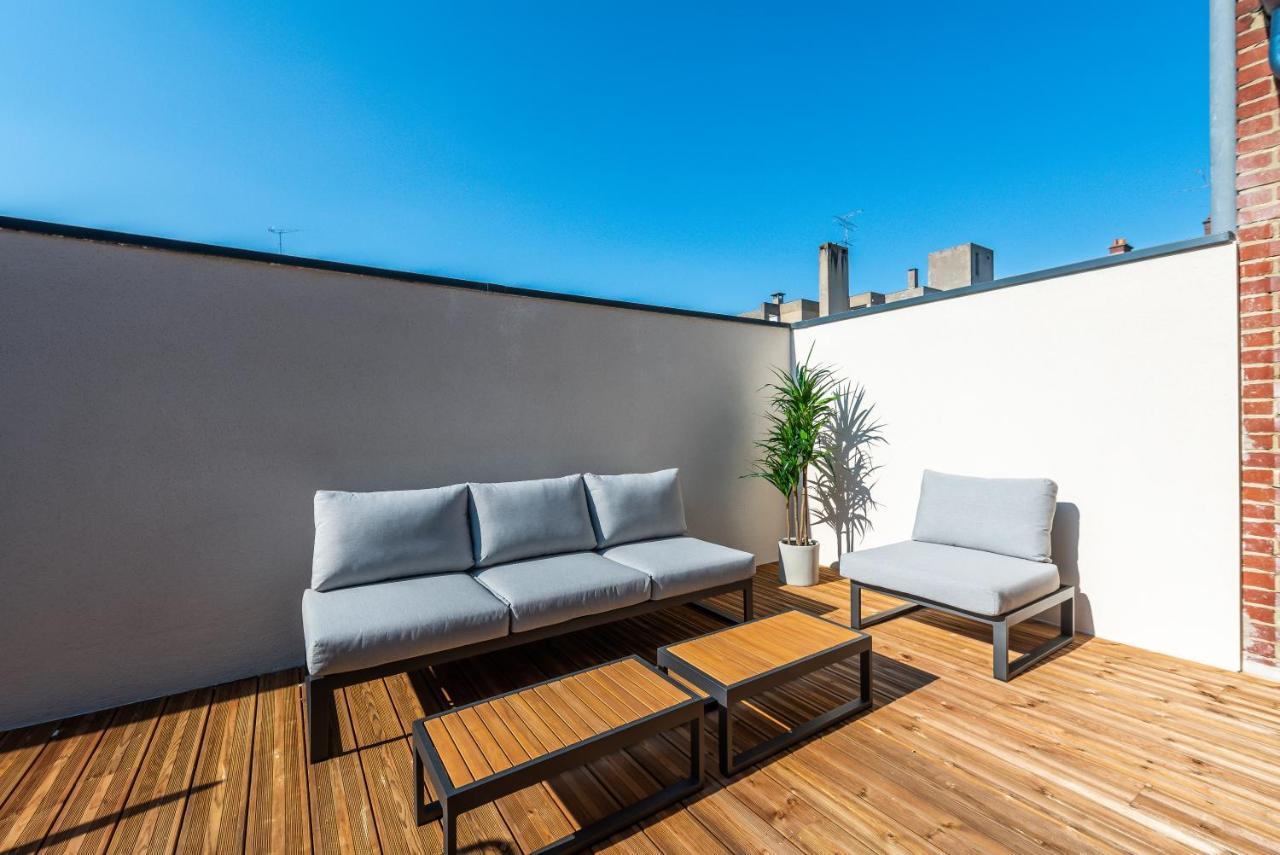 Downtown Rooftop - Centre Ville - Wifi - Terrasse - Netflix Amiens Extérieur photo