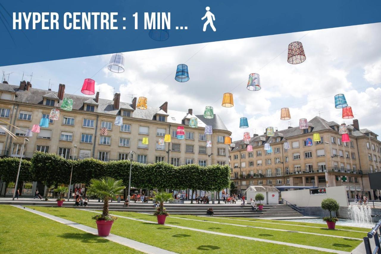 Downtown Rooftop - Centre Ville - Wifi - Terrasse - Netflix Amiens Extérieur photo